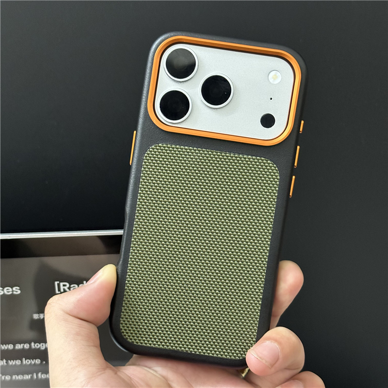 Tech Accessories Hard Case - Luksusowe etui z plecionego płótna z