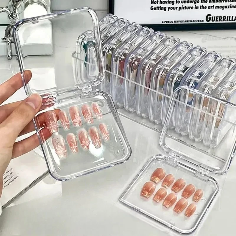 Nail Tech Accessories - 10 SZT. Akrylowe pudełka do przechowywania
