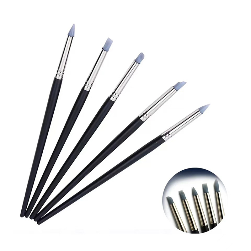 5 szt. silikonowych pędzelków  – Nail Tech Accessories recenzja i cena