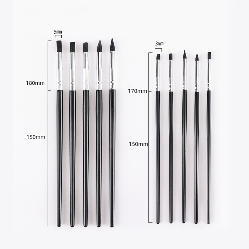 5 szt. silikonowych pędzelków  – Nail Tech Accessories recenzja i cena