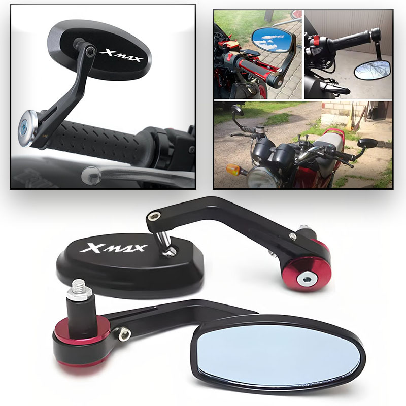 Lusterka wsteczne motocyklowe  – Xmax Tech Max Accessories recenzja i cena