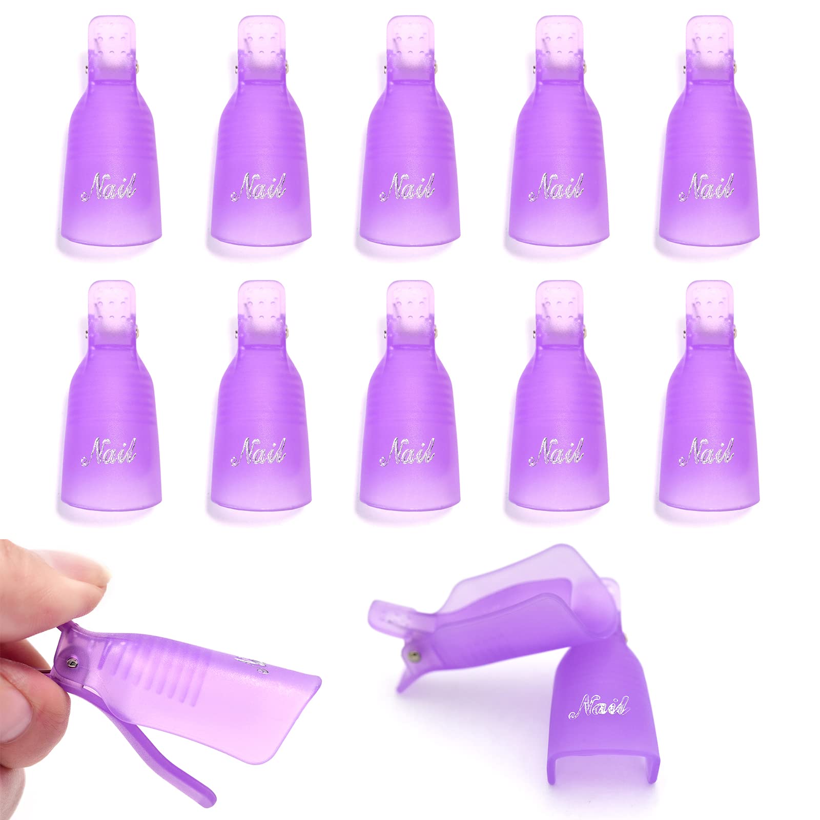 10 szt. Plastikowe klipsy do u – Nail Tech Accessories recenzja i cena