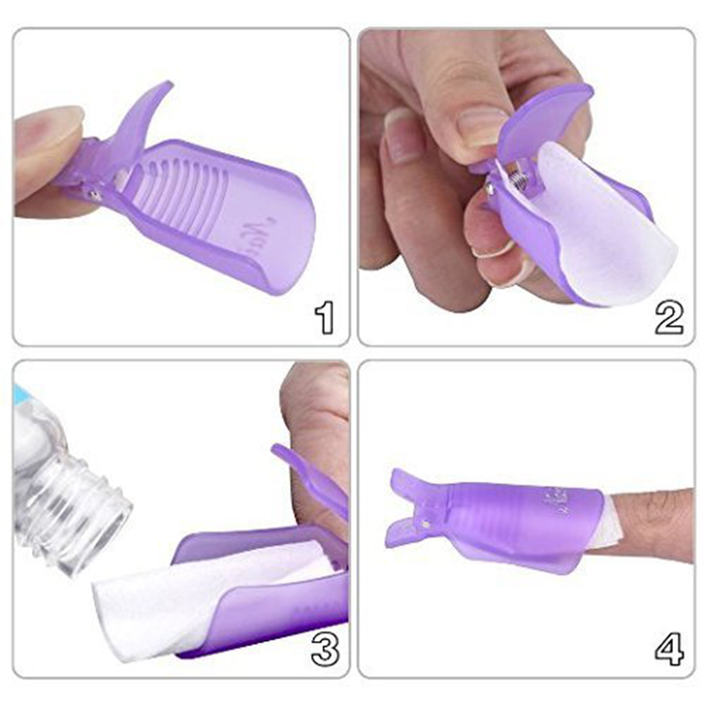 10 szt. Plastikowe klipsy do u – Nail Tech Accessories recenzja i cena