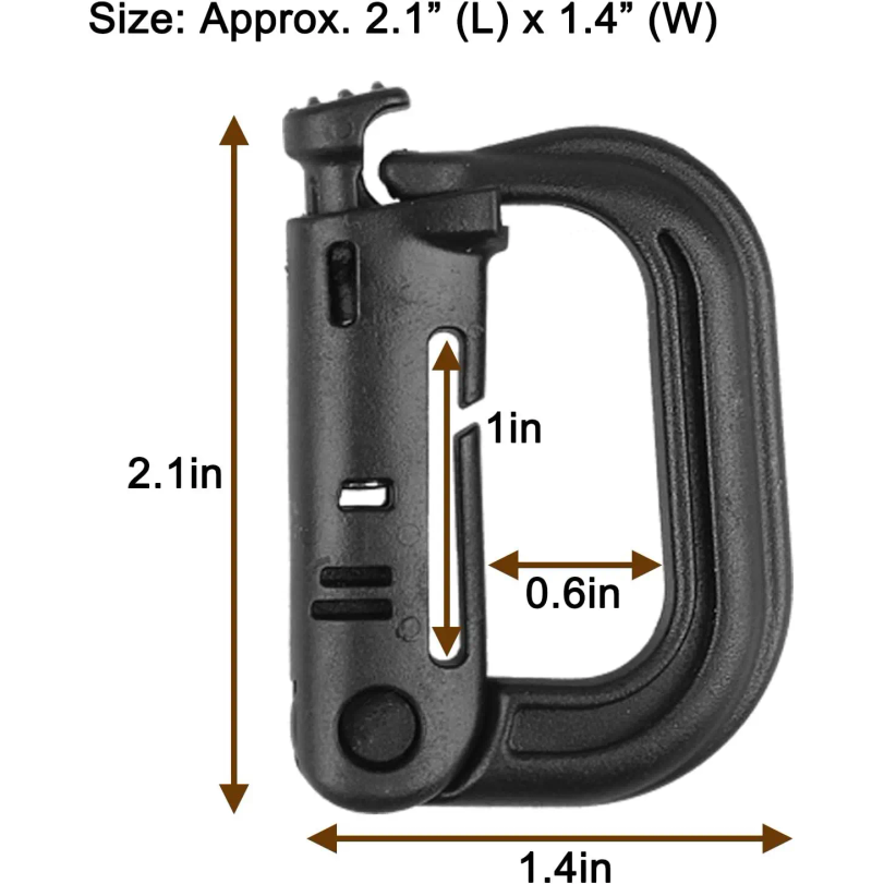 5 szt. Plastikowe D-ringi Takt – Tech Accessories Pouch recenzja i cena