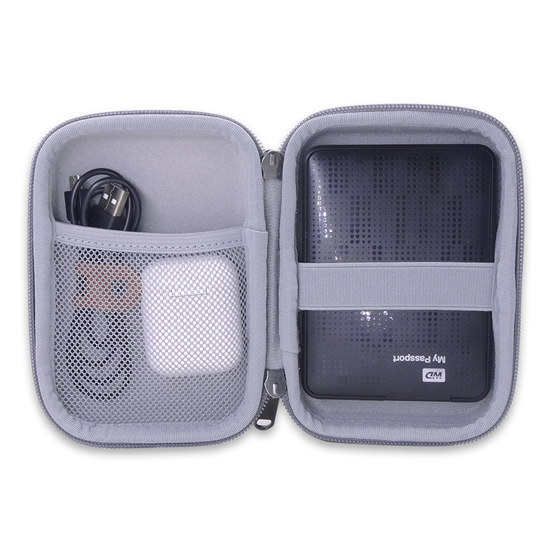Szara lniana twarda torba EVA  – Tech Accessories Hard Case recenzja i cena