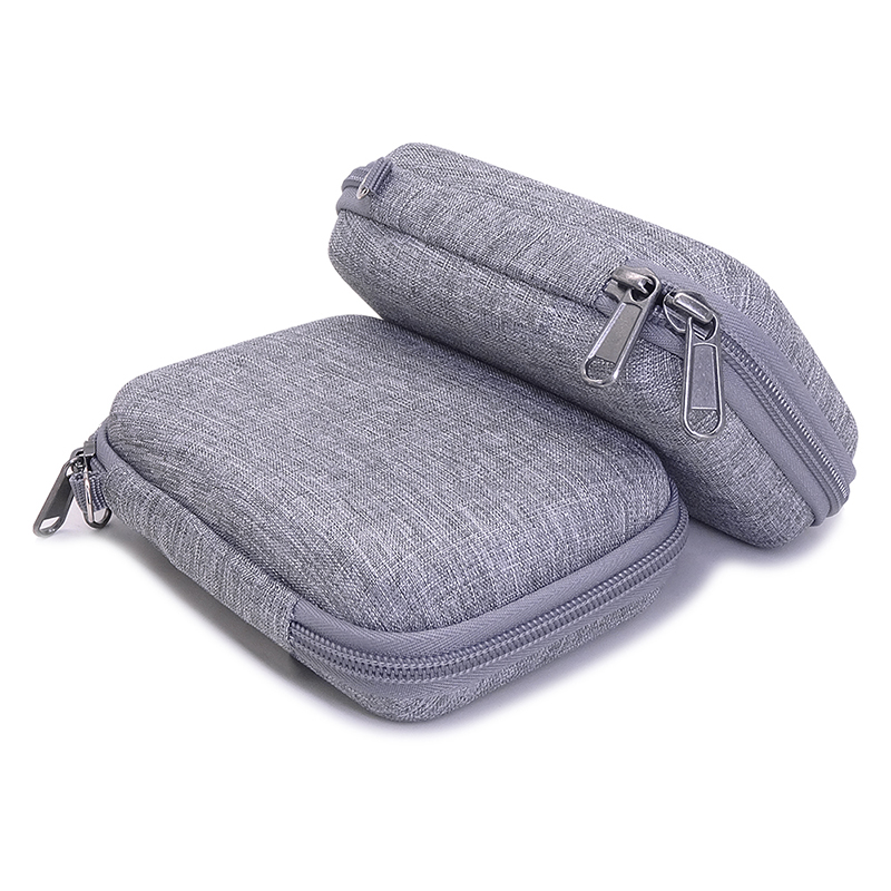 Szara lniana twarda torba EVA  – Tech Accessories Hard Case recenzja i cena