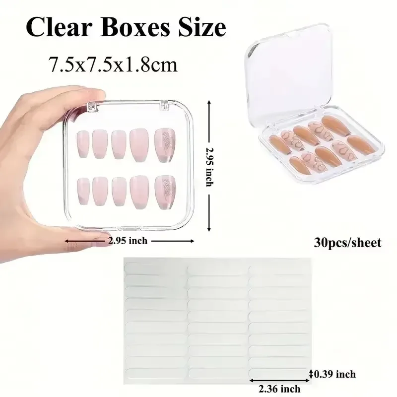 10 SZT. Akrylowe pudełka do pr – Nail Tech Accessories recenzja i cena